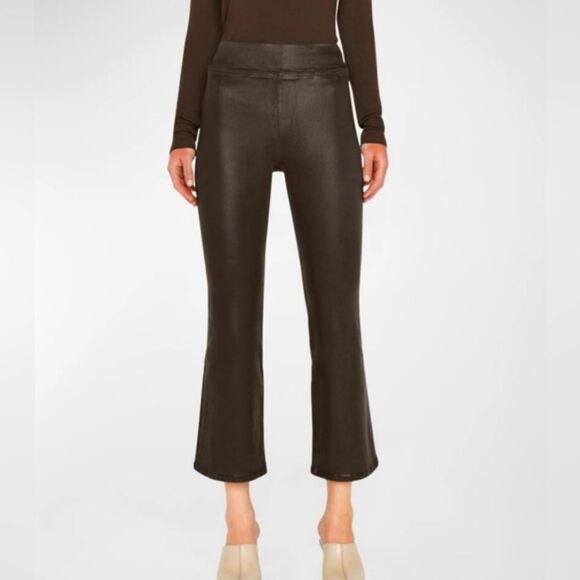 Frame JetSet Crop Mini Boot Cut Jeans in Espresso Coated finish VARIOUS SIZES - Picture 3 of 15